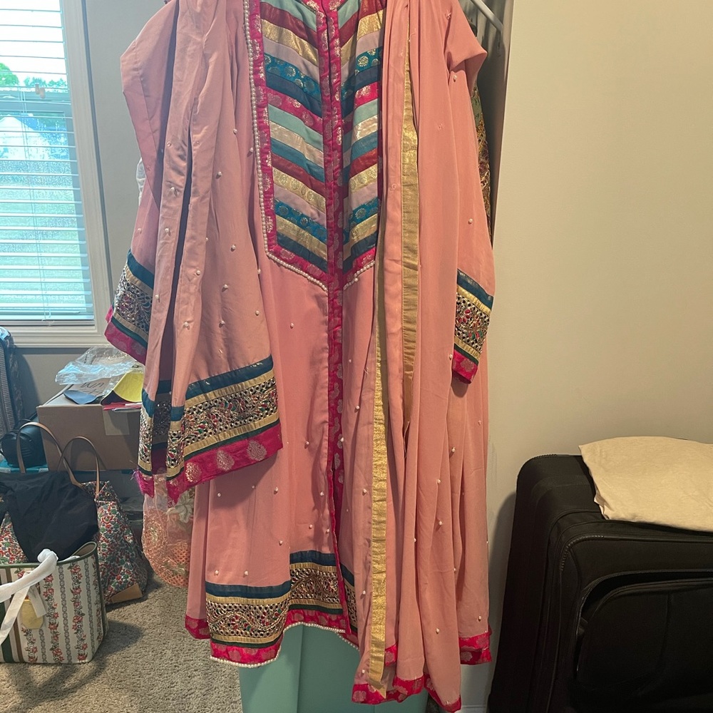 Pakistani Indian Designer Shalwar Kameez Eid kurta